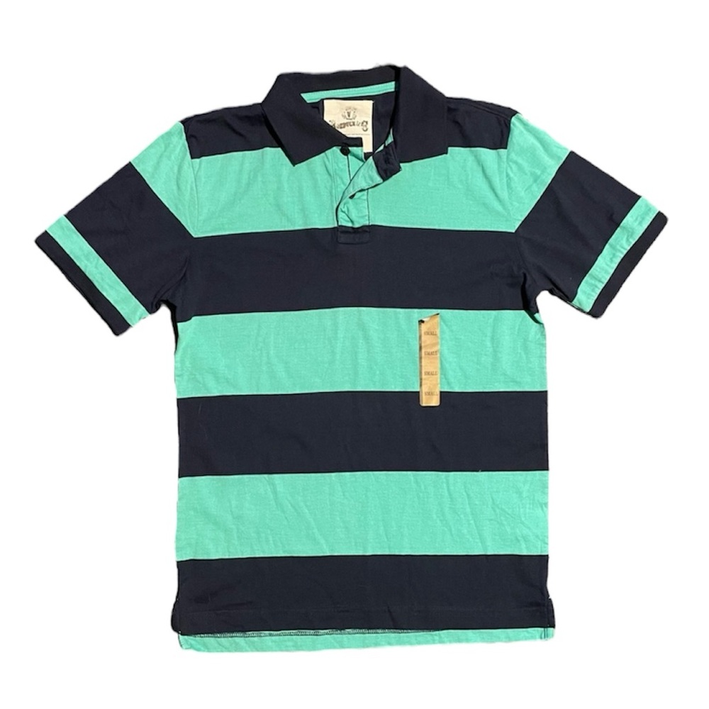 ⭐4 for $10 ⭐ Men's Y2K Striped Polo.